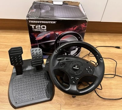 Thrustmaster T80 DriveClub Edition Racing Steering Wheel & Pedals  (PS4/PS3) - Image 1 of 4