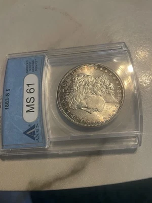 1883 s Anacs Ms 61 Morgan Dollar Spectacular! Check My Listings👀 - Image 1 of 4
