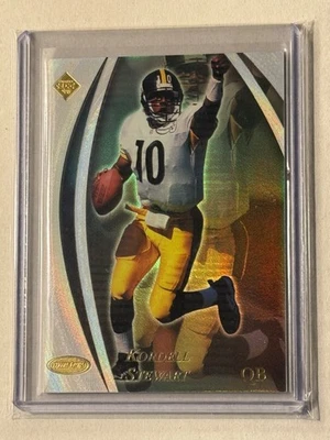 1998 Collector's Edge Masters Kordell Stewart Hologold Jersey #d 10/10 Steelers - Image 1 of 2