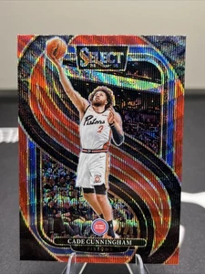 2024-25 Select Cade Cunningham Premier Red Wave Prizm #164 Kolben - Bild 1 von 2