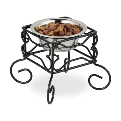 Hundenapf erhöht Napfhalter Futterstation Hundefressnapf Hundebar Napferhöhung - Bild 1 von 4