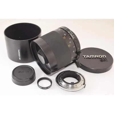Montaje Nikon Tamron SP TeleMacro 500 mm F8 55B con lente adaptadora para Nikon Foto 1 de 4