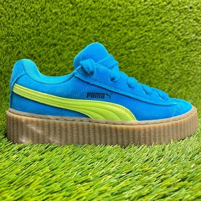 Puma x Fenty Creeper Phatty Boys Size 6Y Blue Green Gum Athletic Shoes Sneakers - Image 1 of 4
