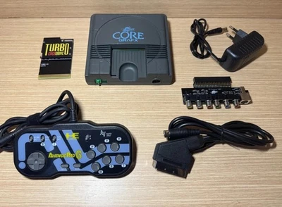 READ INFO- Consola NEC Pc Engine Core Grafx + Evrdrive+AC 220V+RGB Adap+6bttn  - Imagen 1 de 4