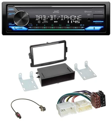 JVC Bluetooth DAB USB MP3 Autoradio für Dacia Lodgy Sandero Opel Vivaro - Bild 1 von 4