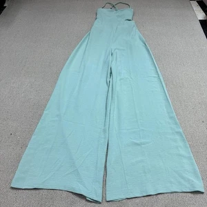 Shop 17 Jumpsuit Women’s Green Sleeveless Size Medium NWT - Picture 1 of 10