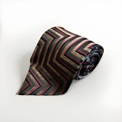 Screenplay Necktie by Martin Wong Mens Tie 100% Silk USA Hand Made - Image 1 of 3