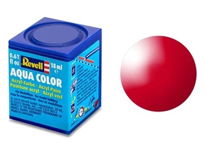 REVELL Revell 34 rouge italien brillant peinture acrylique Aqua Color - 18ml - R - Photo 1/2