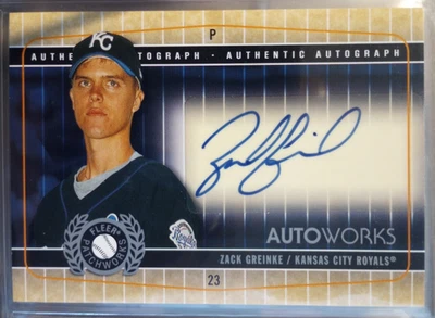 2005 Fleer Patchworks Autoworks Zack Grienke (#AW-ZG) /99 - Image 1 of 2
