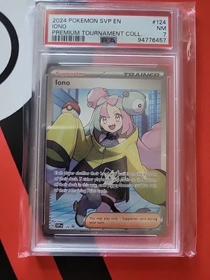 Iono 124 Sv: Scarlet & Violet Promo Cards Holo PSA 7 - Image 1 of 4