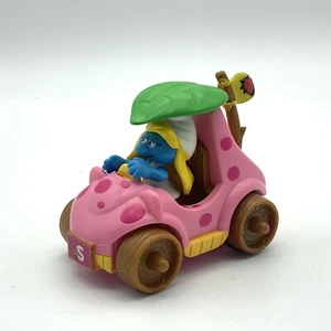 Smurfs 2008 Smurfette Car Peyo Jakks Pull & Go Works - Picture 1 of 10