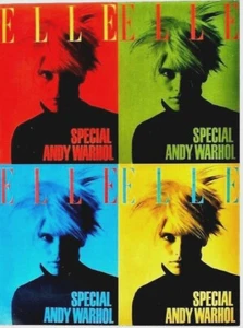 Original Vintage Poster ELLE REVUE SPECIAL ANDY WARHOL um 1980 - Bild 1 von 1