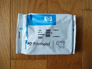2014 GENUINE HP #11 CYAN PRINTHEAD C4811A PRINT HEAD DESIGNJET 500 800 SEALED - Afbeelding 1 van 1
