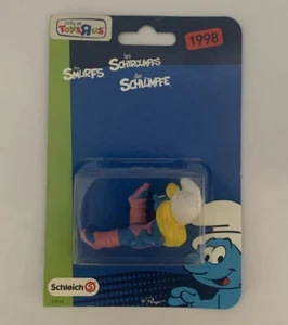 AEROBIC SMURFETTE “1998” Toys R Us Exclusive Collectible Toy Figure Schleich NEW - Picture 1 of 2