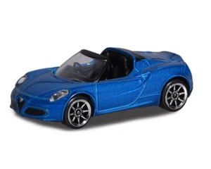 Coches de calle Majorette Alfa Romeo 4C azul araña 1:64 EE. UU. ARANCELES DE IMPORTACIÓN PAGADOS - Imagen 1 de 3