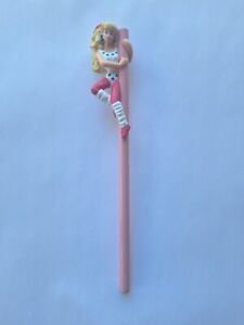 Vintage Aerobics Barbie Pink Applause Pencil Topper Unsharpened 1990
