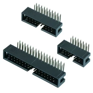 Conexión por Desplazamiento Del Aislante Ángulo Derecho Pin Pcb en Caja Cabezal - Picture 1 of 8