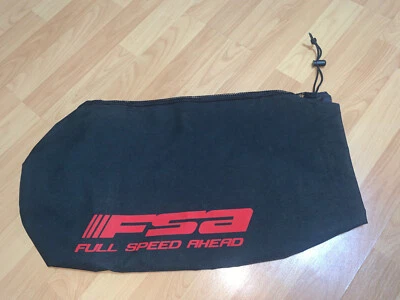 FSA Road Bike Handlebar Race / Parts Bag Bicycle Canvas Mesh Black Red - Image 1 of 3