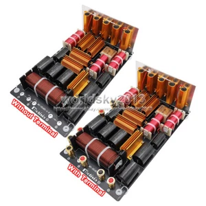 1pcs 3 Way 1800W Hi-Fi Audio Stage Crossover Speaker Frequency Divider Filter - Picture 1 of 8