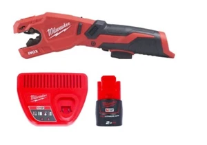 MILWAUKEE® RAPTOR™ M12 Stainless Steel Pipe Cutter 3ah Battery, Charger & Case - Picture 1 of 18