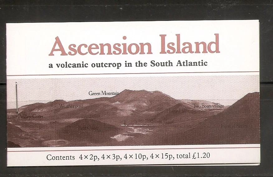Ascension Island SC # 275-276, 280 and 292  Flowers .Booklet - Image 1 of 1