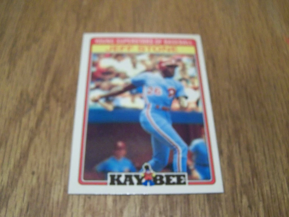JEFF STONE 1986 KAY BEE  YOUNG SUPERSTARS OF BASEBALL  BASEBALL CARD #30 - Image 1 of 1