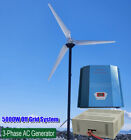 5000W Wind Turbine Generator Kit Wind Power w/ Off Grid Hybrid Charge Controller