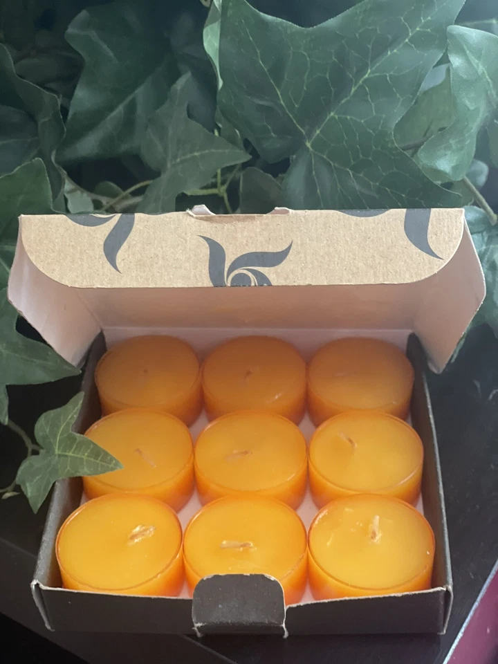 RARO! Pack de 9 velas de té de melón Casaba Gold Canyon. Nuevo en caja* Foto 1 de 1