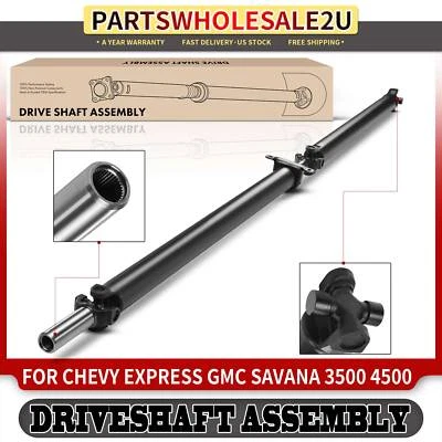Rear Driveshaft Prop Shaft for Chevy Express 3500 Express 4500 GMC Savana 3500 - Image 1 of 4