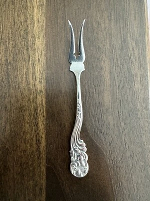 Marquis by Frank Whiting Sterling Silver Lobster Fork Pick 2-Tine 5 1/4" - Image 1 of 4
