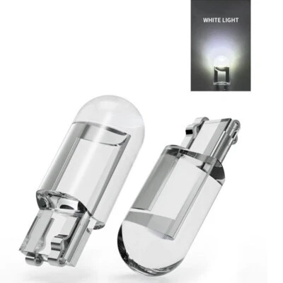 10Pcs T10 194 168 W5W Wedge LED Light License Plate Lamp Dome Bulb 12V White - Image 1 of 4