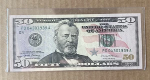 2017A $50 Dollar Birthday Anniversary Note RARE PD 04301939 April 30 1939 - Picture 1 of 3