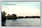 Red Creek NY-New York, Red Lake, Vintage c1917 Postcard