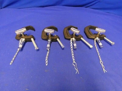 Matthews 429762 Pipe Clamps w/5/8" Pins, QTY 4 Total (2 w/safety features) - Image 1 of 4