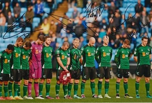 Scunthorpe United foto 12x8 firmata a mano. - Foto 1 di 1