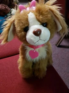 AniMagic Puppy Dog Brown Plush Sound Bark  - Picture 1 of 6