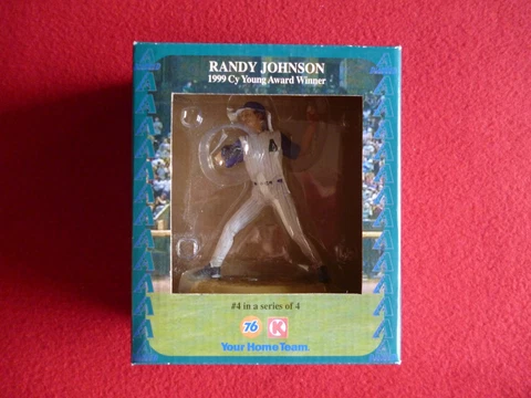 RANDY JOHNSON 1999 CY YOUNG AWARD WINNER ACTION FIGURE #4 OF 4 BY HARTLAND NIB Cover