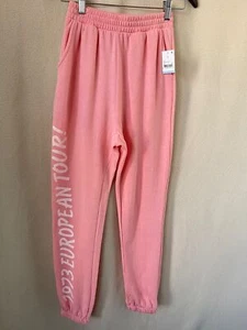 The Rolling Stones "1973 European Tour!" Loungewear Pink Sweats - Picture 1 of 10
