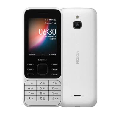 诺基亚 6300 4G Wifi 手机-灰色/白色/绿色无锁版双 SIM 智能手机 — 第 1/4 张图片