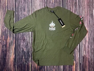 Camiseta de manga larga Afends cáñamo natural Magic Wizzo para hombre nueva con etiquetas mediana M242061 Foto 1 de 4