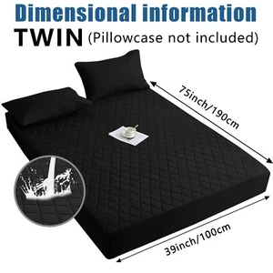 Super soft waterproof mattress cover, layered design, comfortable and durable - Picture 1 of 45