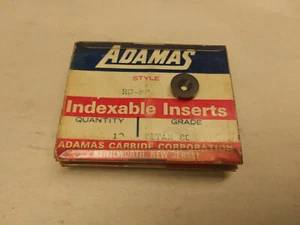 (19 inserts) Adamas carbide corp rd-8p carbide inserts grade TITAN 80 - Picture 1 of 1
