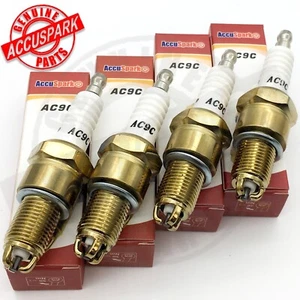 AccuSpark AC9C performance spark plugs for Nissan Datsun Cherry 100a/120a X4 - Picture 1 of 9