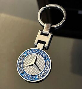 for Mercedes Benz AMG Sport Car Home Decoration Gift 3D Metal Car Key Chain Ring