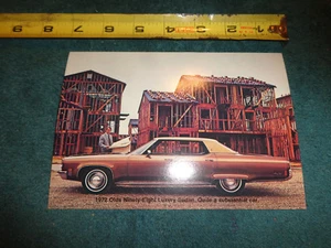 1972 OLDSMOBILE NINETY EIGHT DEALERSHIP POST CARD MAILER / ORIGINAL 98 ITEM - Picture 1 of 2
