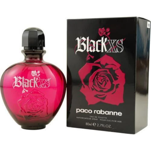 Black XS by Paco Rabanne 2,7 oz Eau De Toilette perfume feminino novo na caixa - Imagem 1 de 1