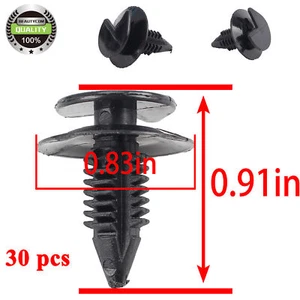 Retenedores con clip de panel de puerta 30 piezas para Jeep Wrangler YJ/CJ7" con orificio de 17/64 - Imagen 1 de 12
