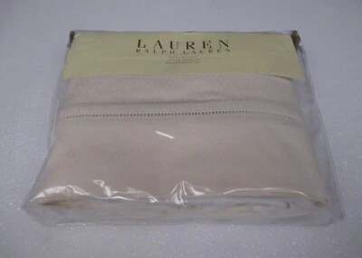 RARA Nueva Falda de Cama Ralph Lauren WHITEHALL TONAL Dobladillo Crema - Queen Foto 1 de 4