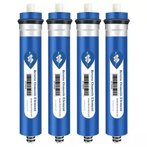 4er-Pack 150 GPD RO Membran Umkehrosmose System Wasserfilter 12 Zollx2 Zoll Patronen - Bild 1 von 14