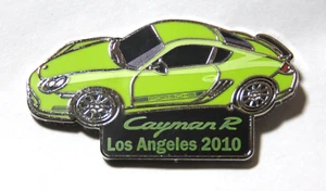 Porsche Cayman R Pin Los Angeles Show 2010  Rare limited Edition (Green) - Picture 1 of 2